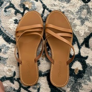 Madewell slip on flat sandal